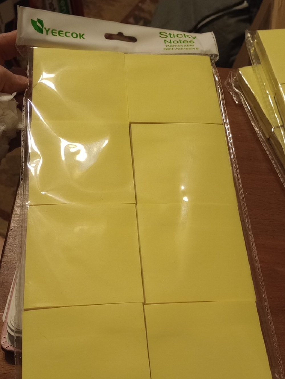 YeeCok Yellow Sticky Notes Pack-- 16 Total Pads